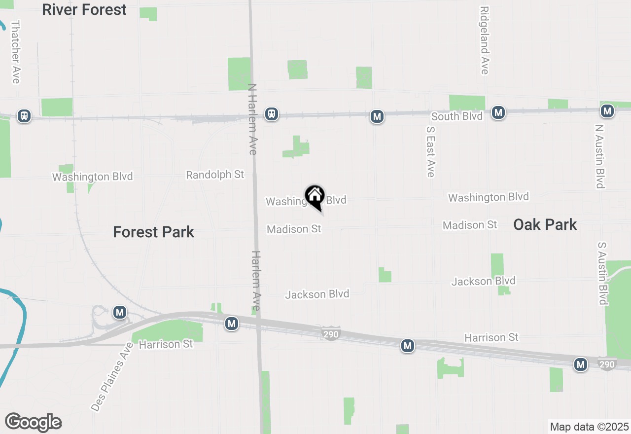 Map of 430 Home Avenue #306S, Oak Park, IL 60302