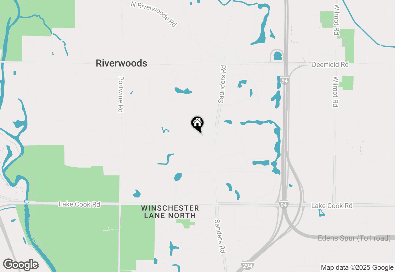 Map of 2381 Legends Court, Riverwoods, IL 60015