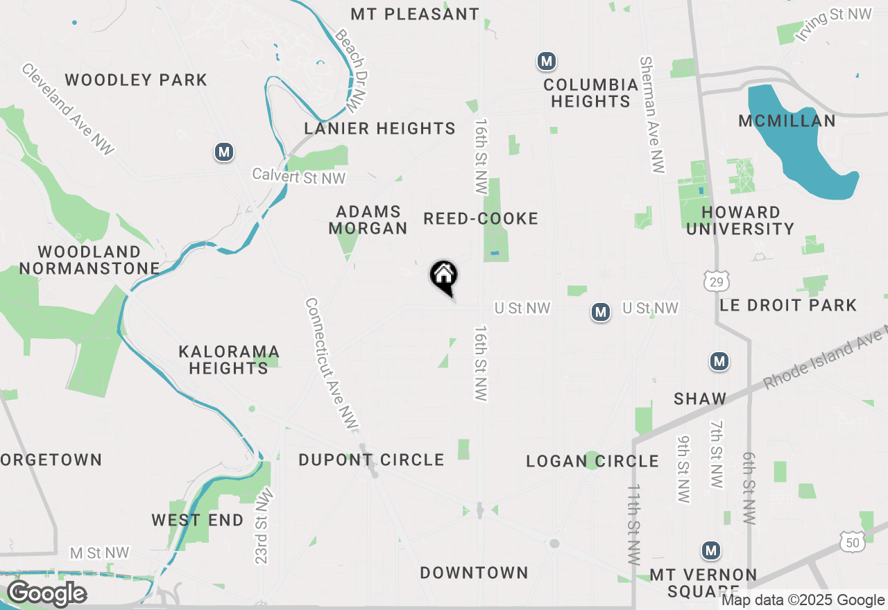 Map of 2000 17th Street Nw, Washington, DC 20009