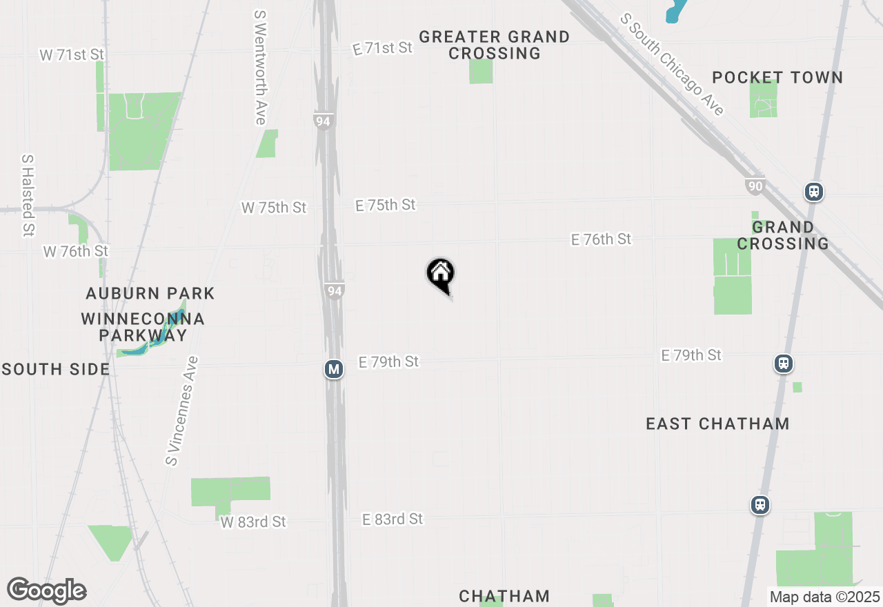 Map of 7730 S Prairie Avenue, Chicago, IL 60619