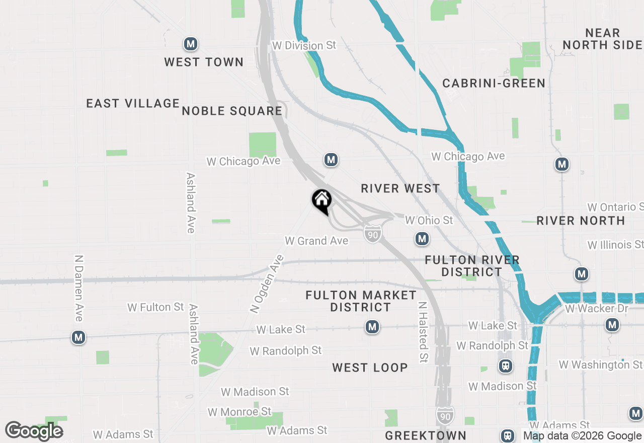 Map of 600 N May Street #2R, Chicago, IL 60642