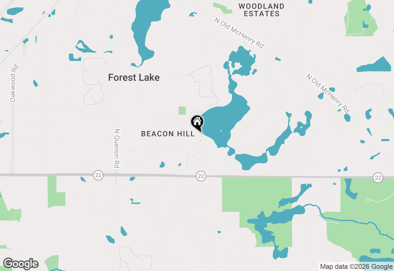 Map of 23297 N Sanctuary Club Drive, Kildeer, IL 60047