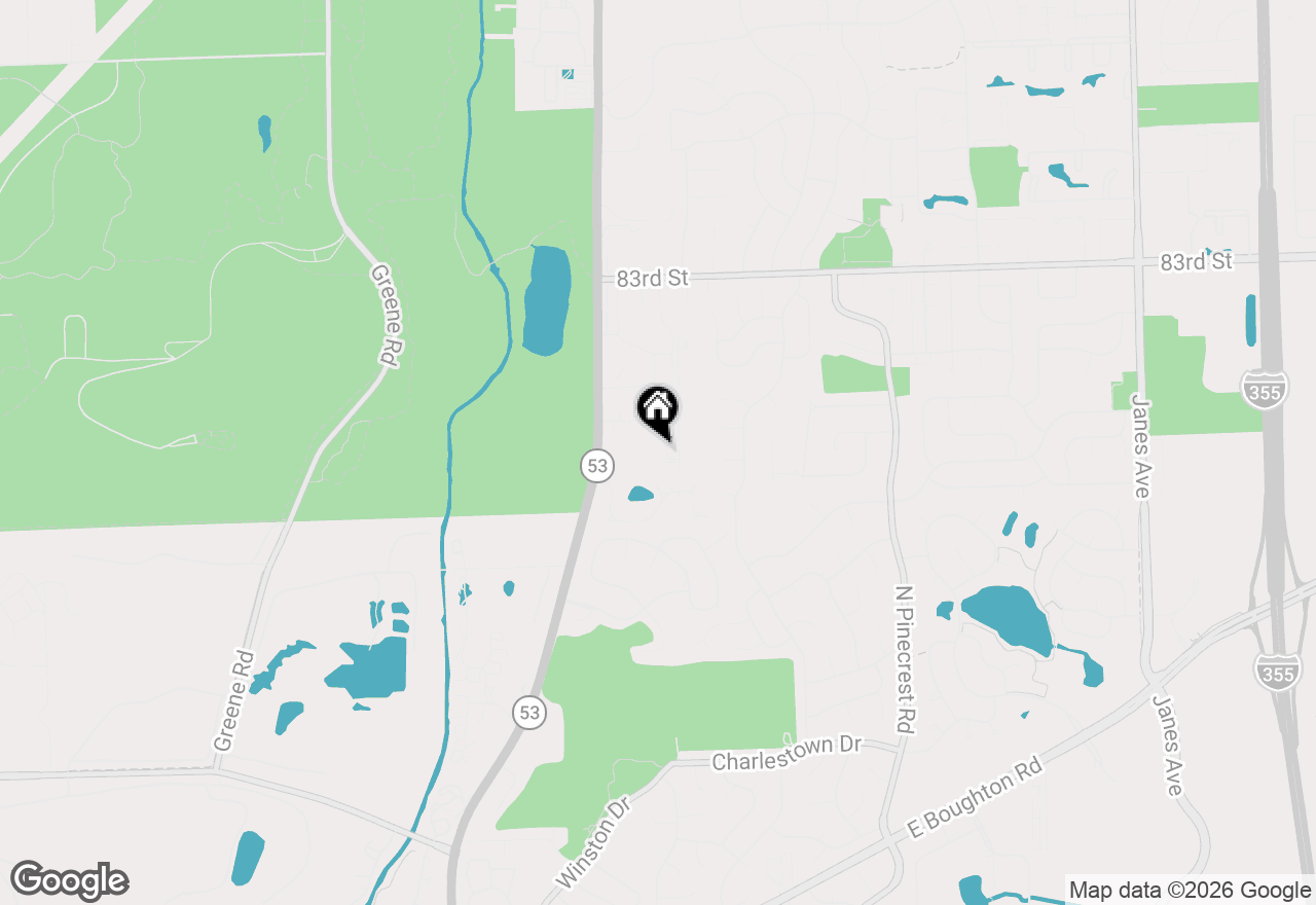Map of 8516 Una Avenue, Naperville, IL 60565