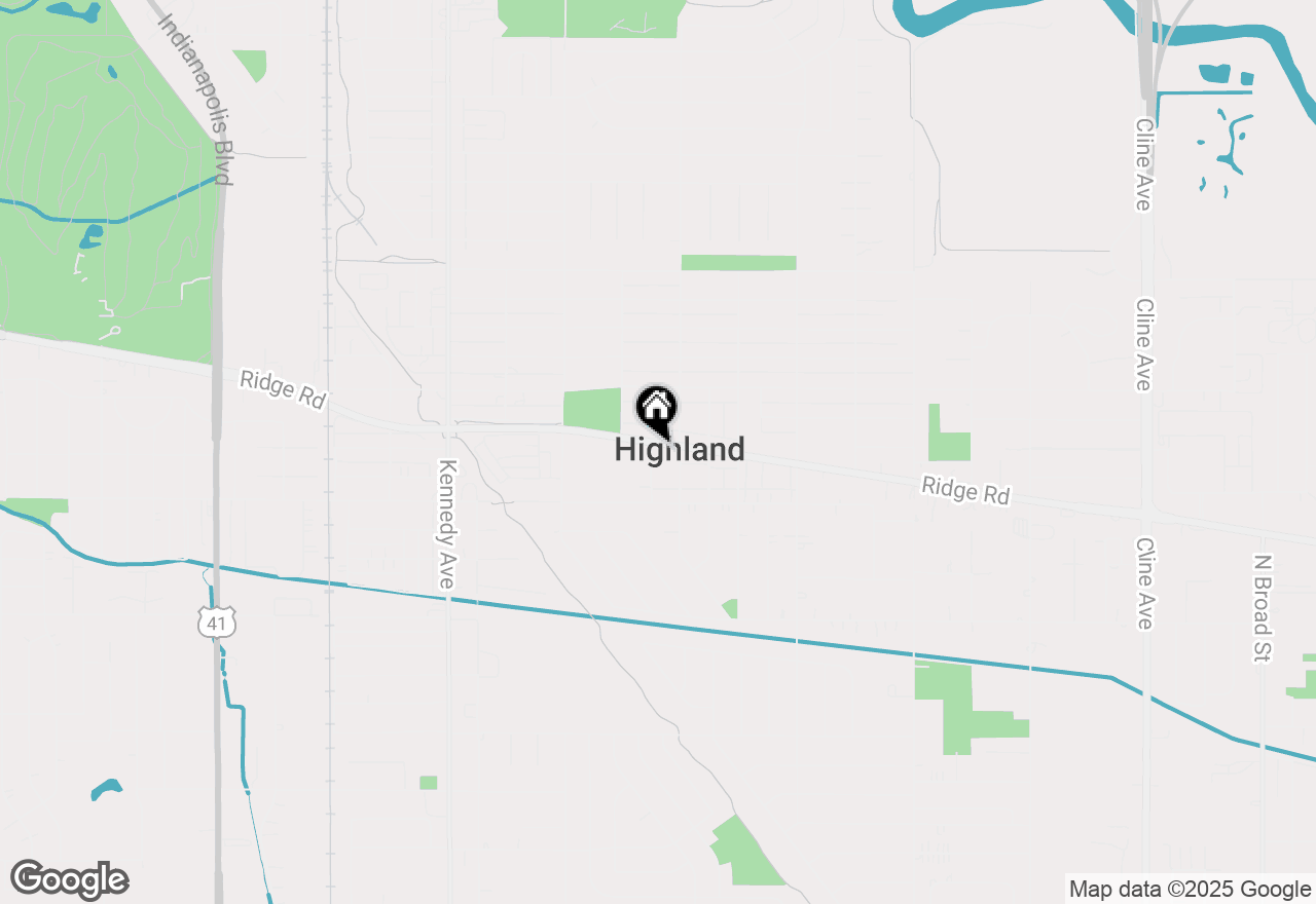 Map of 3134 Ridge Road, Highland, IN 46322