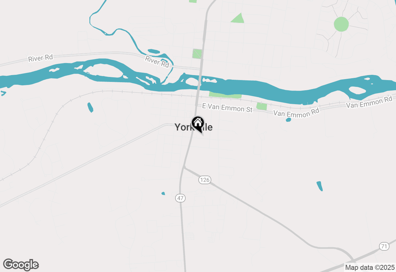 Map of 105 E Washington Street, Yorkville, IL 60560