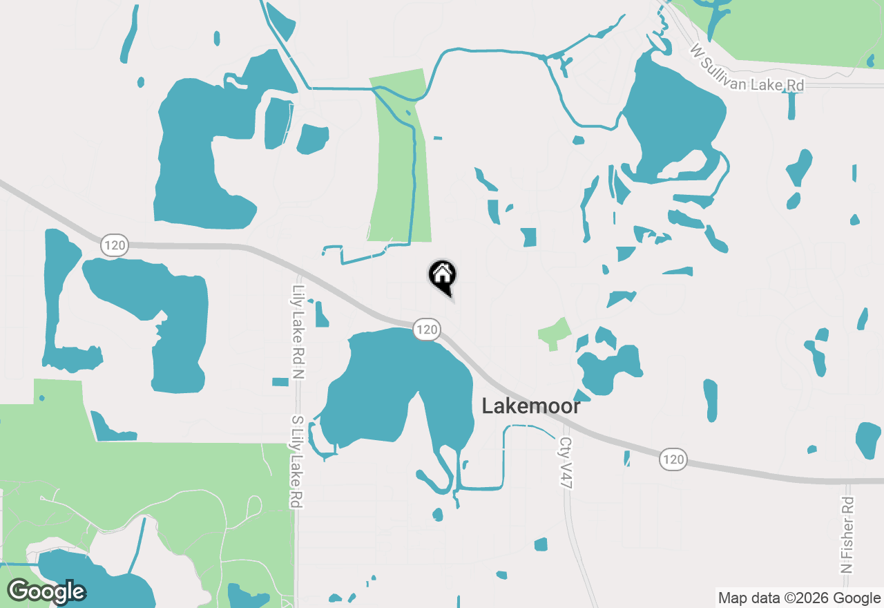 Map of 407 Santa Barbara Road, Lakemoor, IL 60051