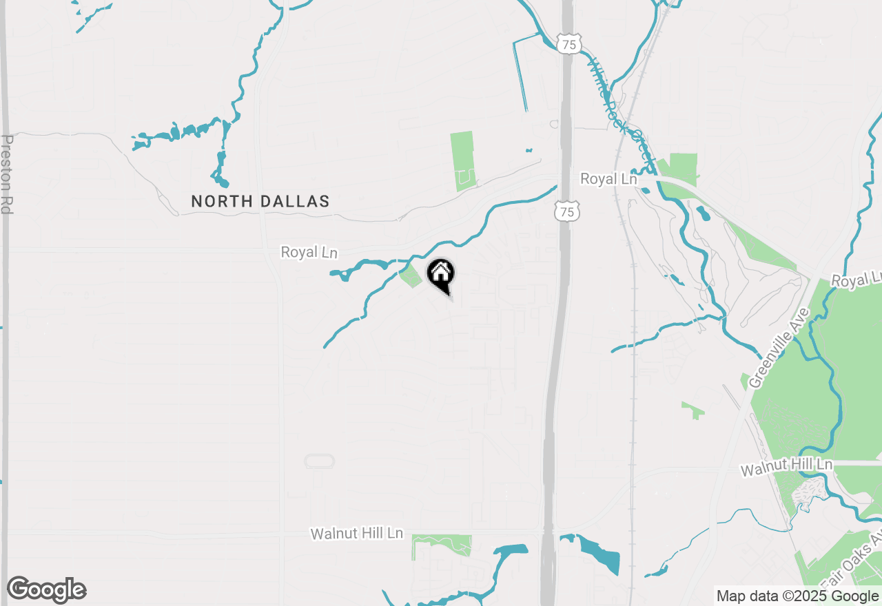 Map of 7515 Highmont Street #A, Dallas, TX 75230