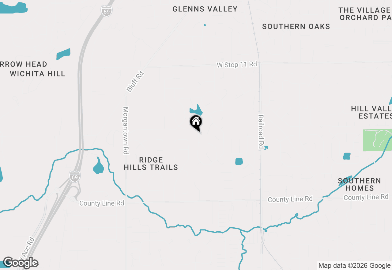 Map of 8512 Gallant Fox Drive, Indianapolis, IN 46217