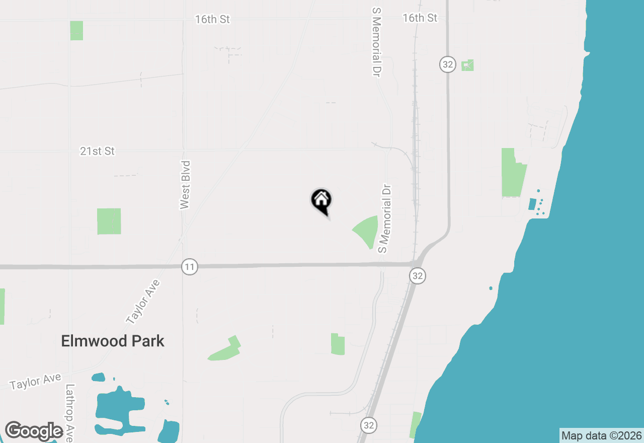 Map of 2030 Webster St, Racine, WI 53403