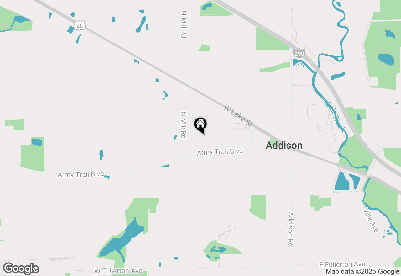 Map of 239 N Mill Road #217, Addison, IL 60101