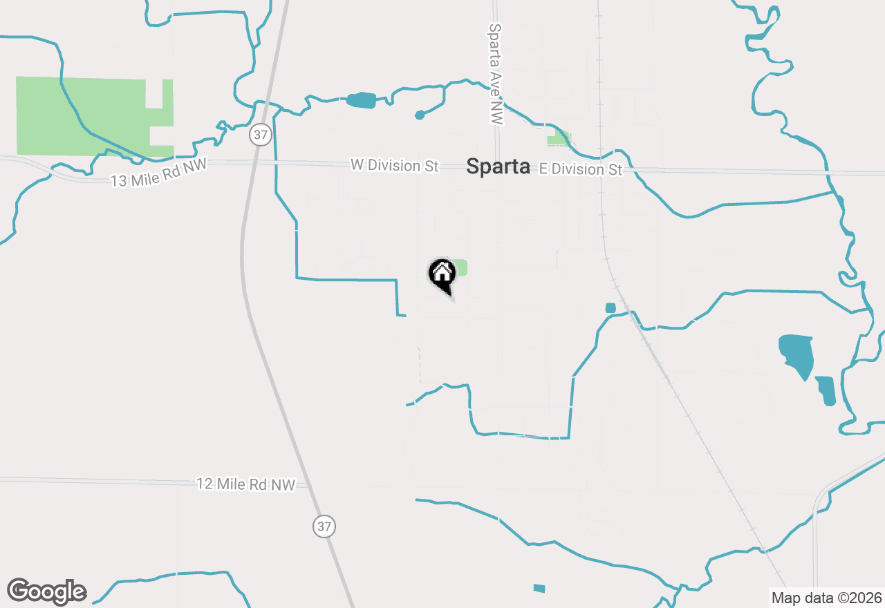 Map of 148 Kings Boulevard, Sparta, MI 49345