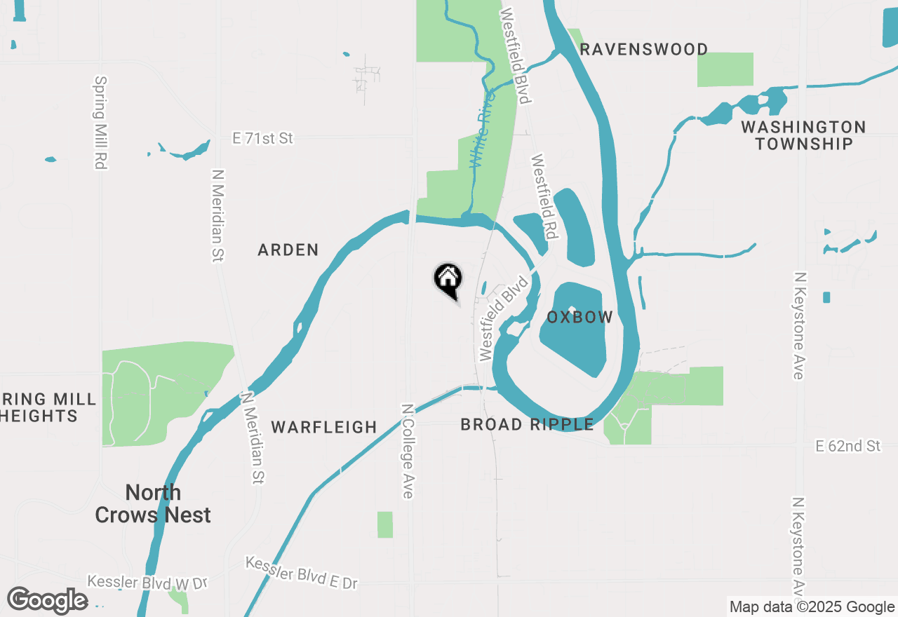 Map of 6540 Ferguson Street #C, Indianapolis, IN 46220