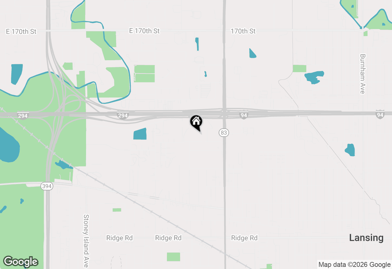 Map of 2306 Holiday Terrace #166, Lansing, IL 60438