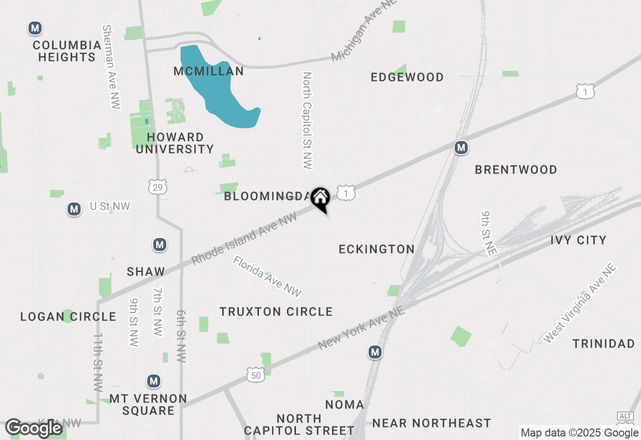 Map of 27 Todd Place Ne, Washington, DC 20002