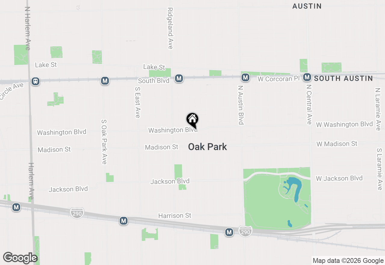 Map of 245 Washington Boulevard #2B, Oak Park, IL 60302