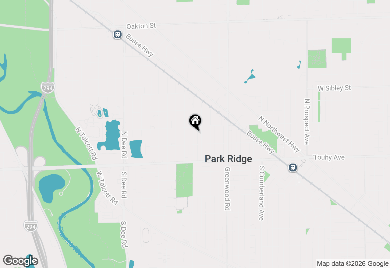 Map of 229 N Western Avenue, Park Ridge, IL 60068