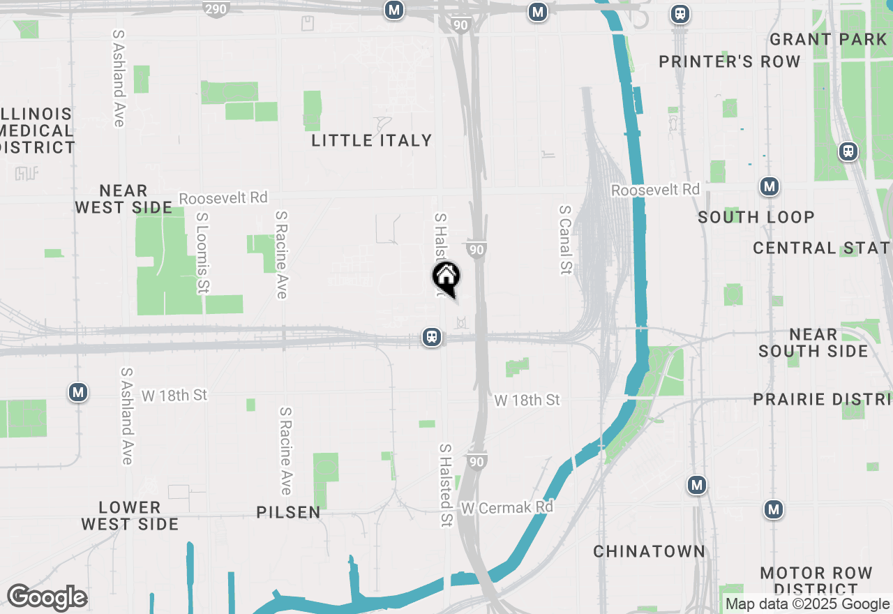 Map of 1455 S Halsted Street, Chicago, IL 60607