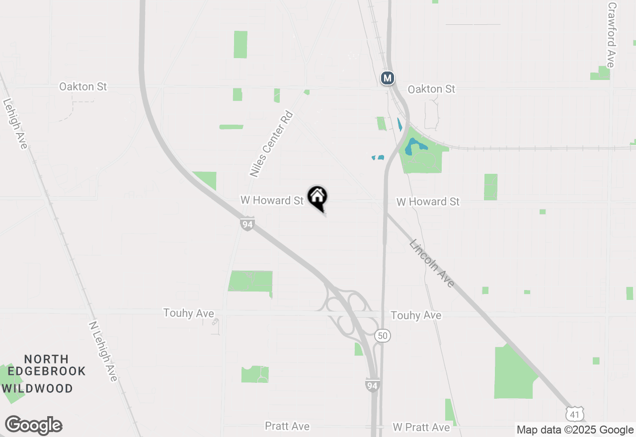 Map of 5025 Jerome Avenue, Skokie, IL 60077