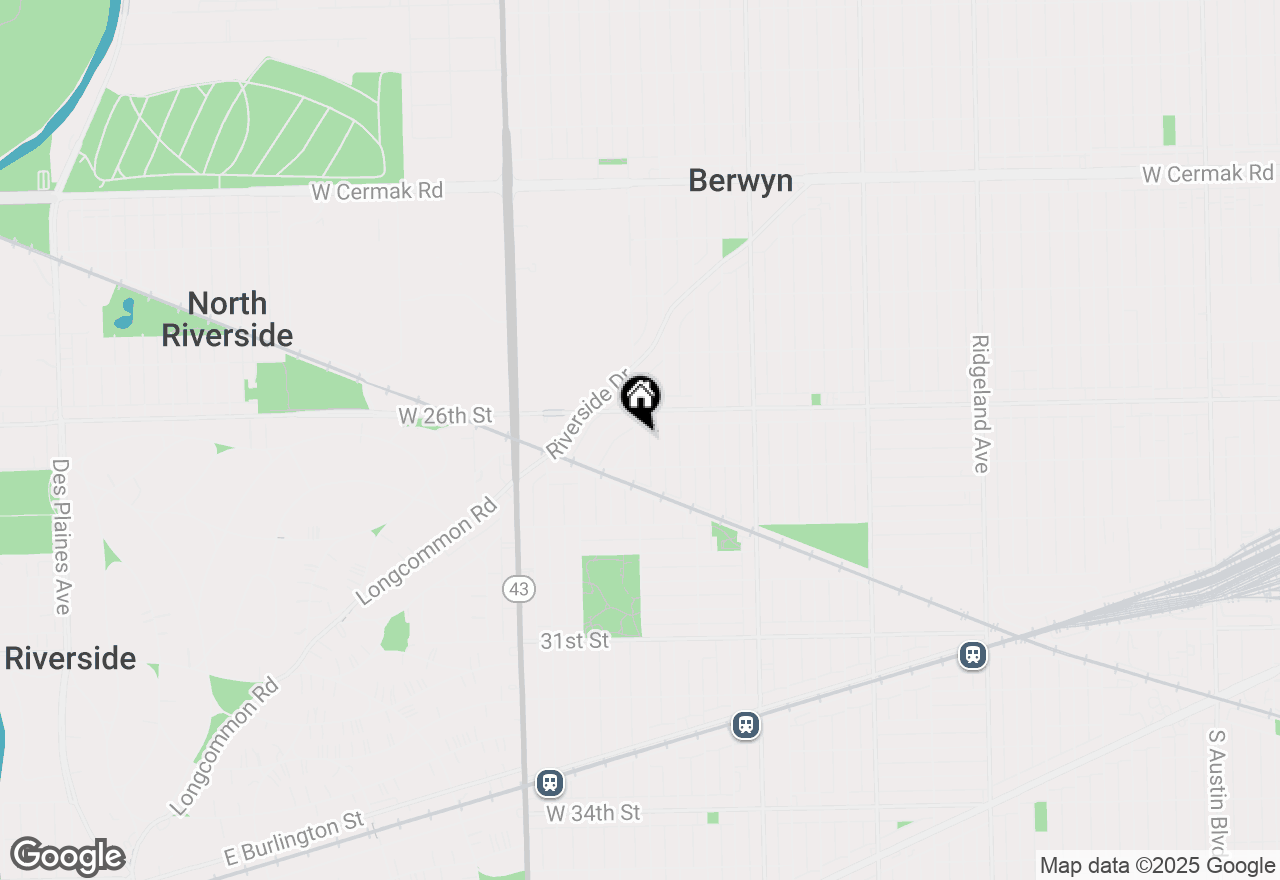 Map of 2625 Home Avenue, Berwyn, IL 60402