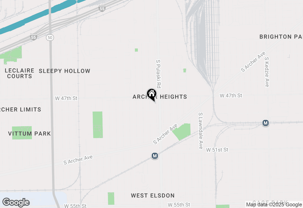 Map of 4730 S Komensky Avenue #1, Chicago, IL 60632