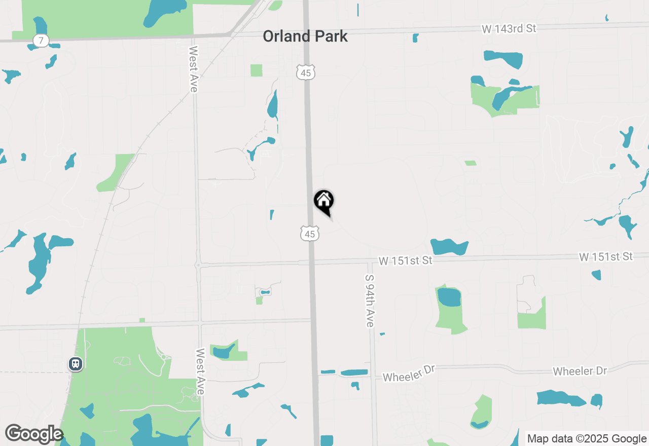 Map of 31 Orland Square Drive, Orland Park, IL 60462