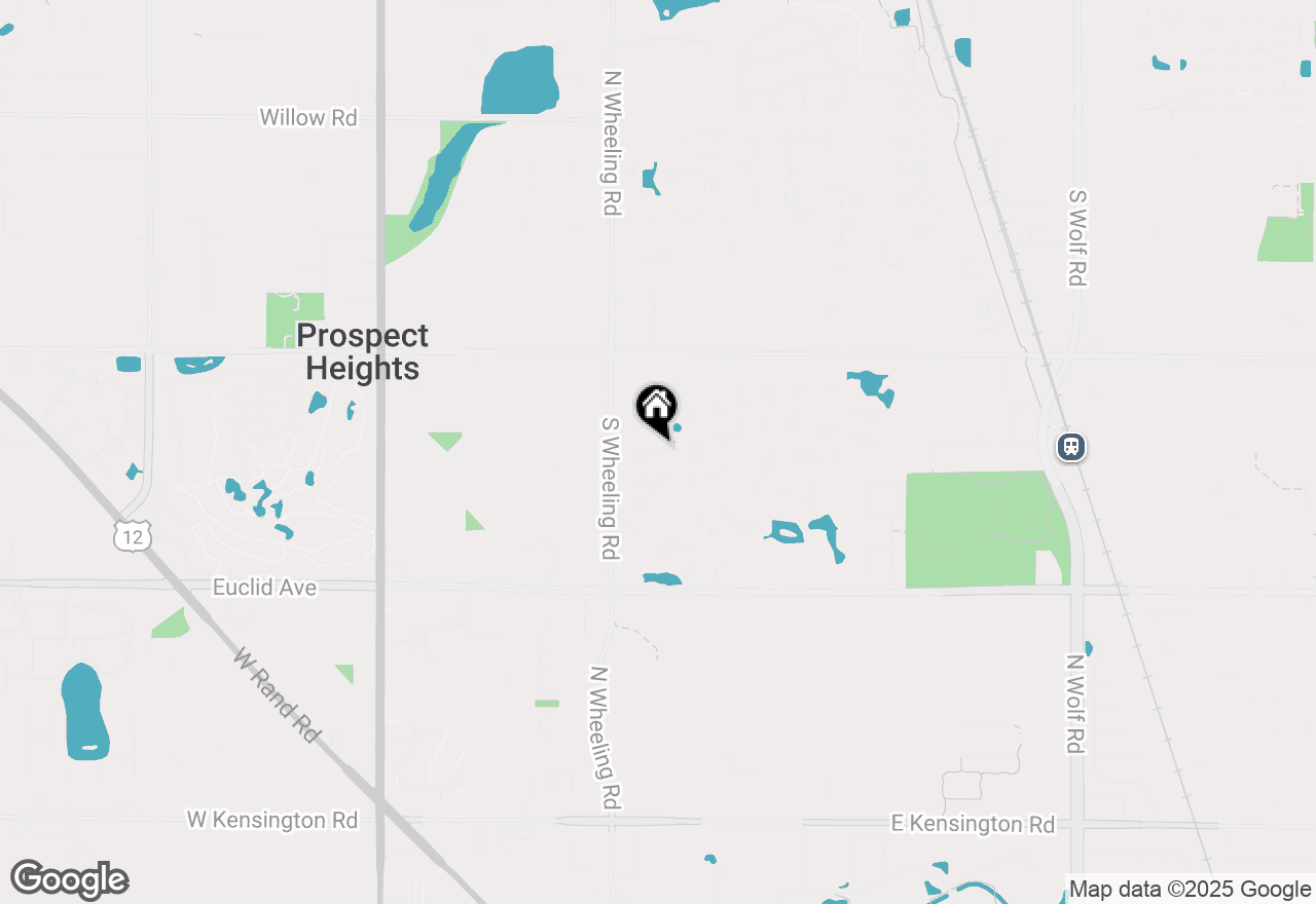 Map of 501 Aberdeen Lane #C, Prospect Heights, IL 60070