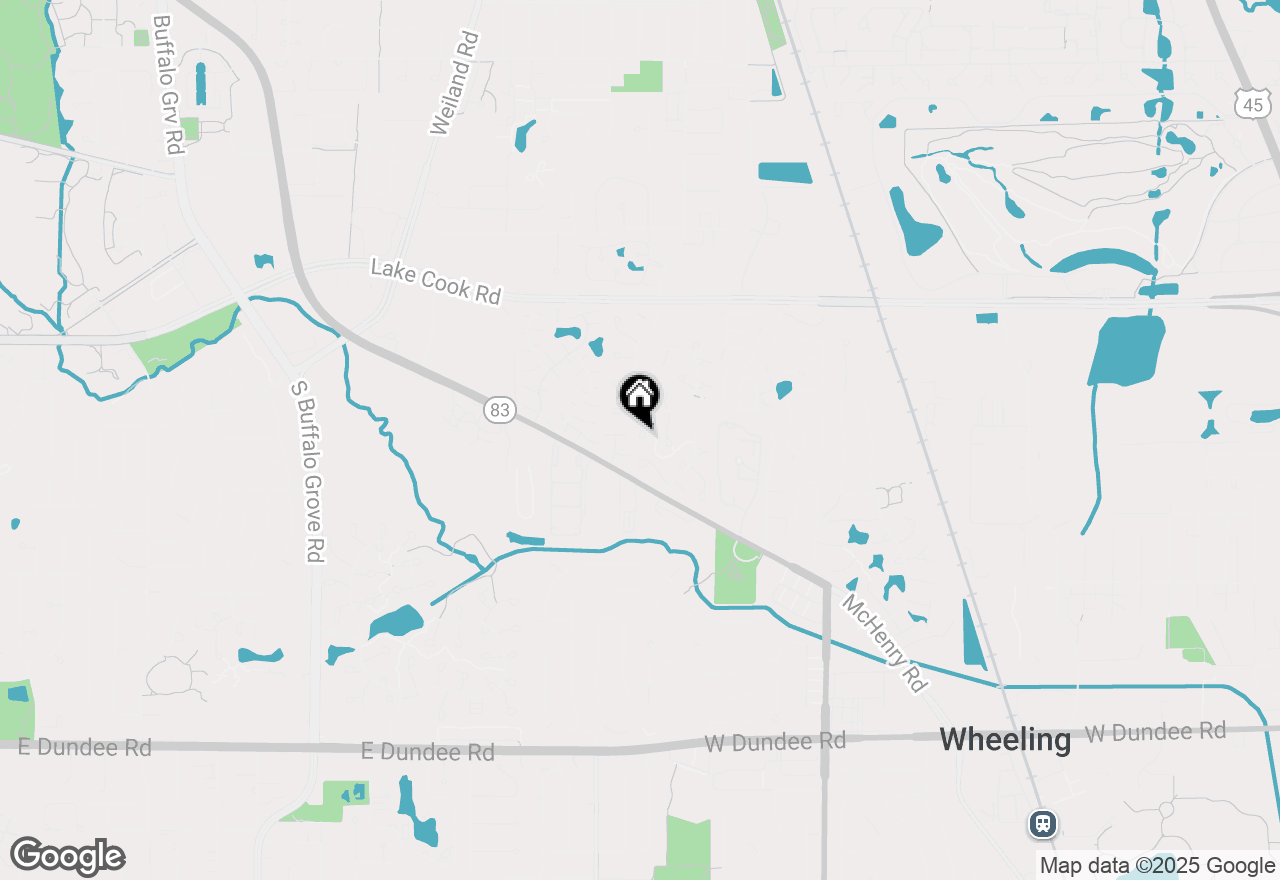 Map of 1059 Southbury Lane #D1, Wheeling, IL 60090