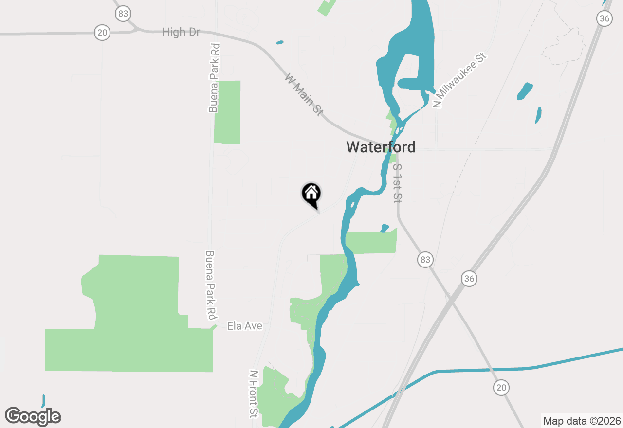 Map of 314 S Jefferson St #11, Waterford, WI 53185