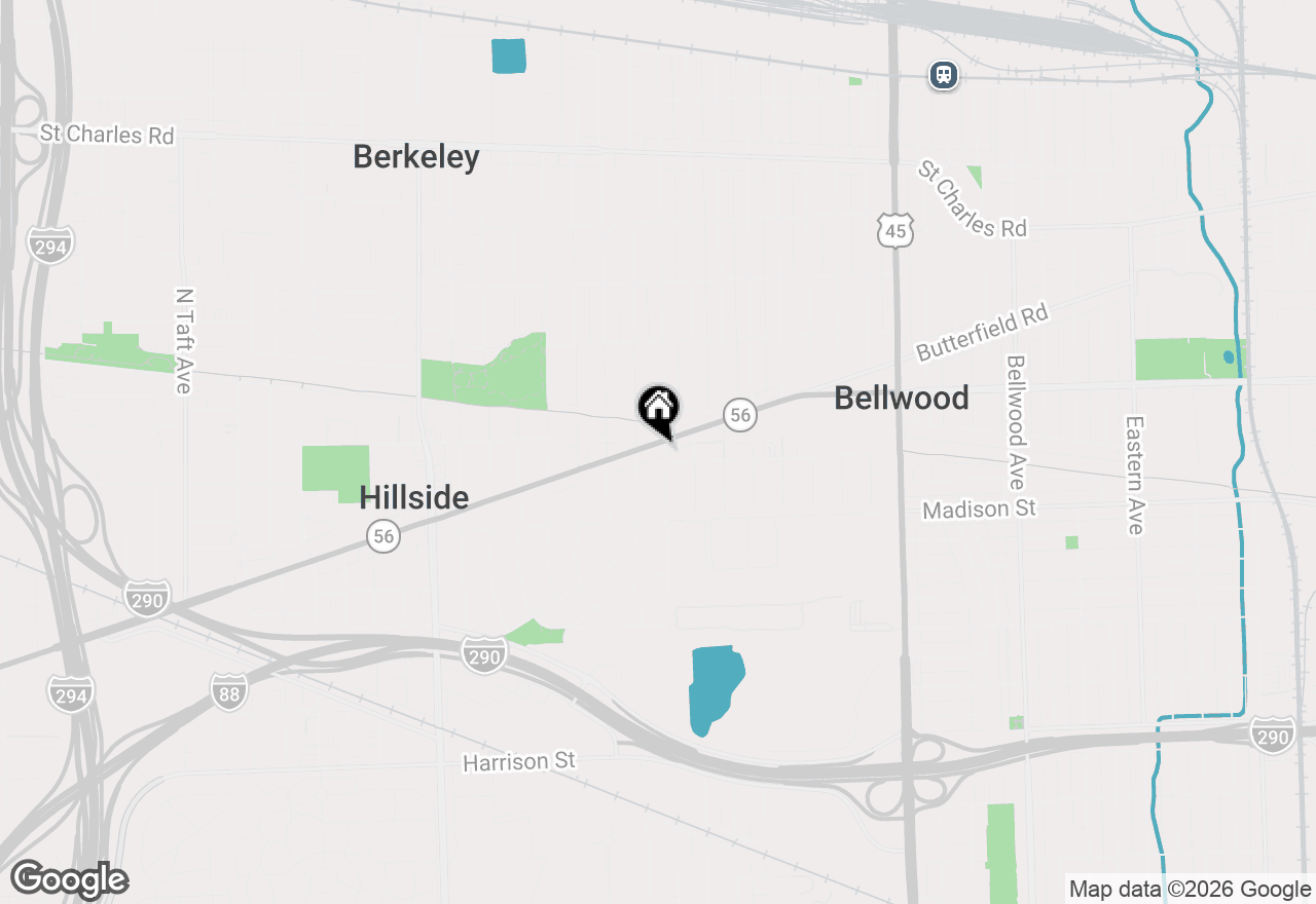 Map of 4405 Butterfield Road, Hillside, IL 60162