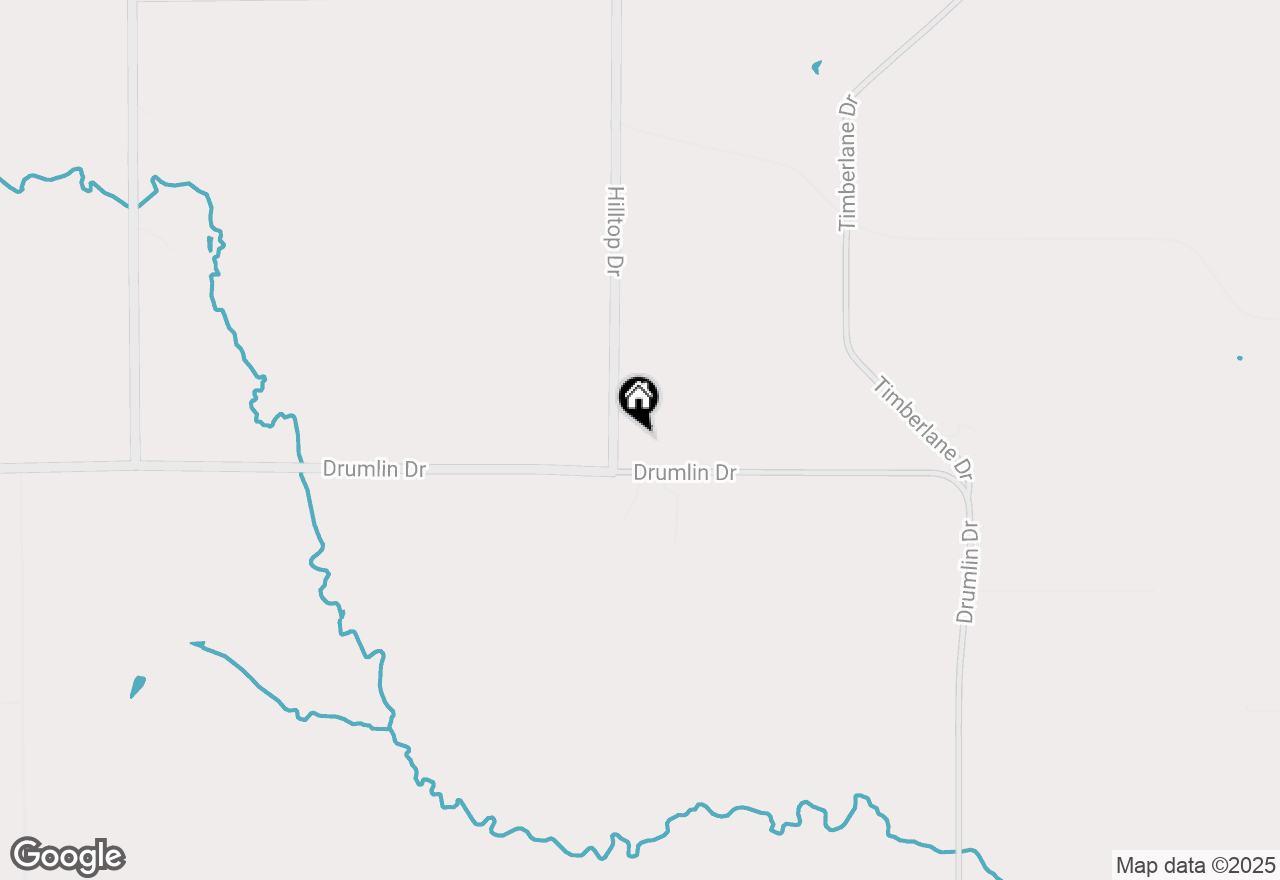 Map of N2135 Hilltop Dr, Campbellsport, WI 53010