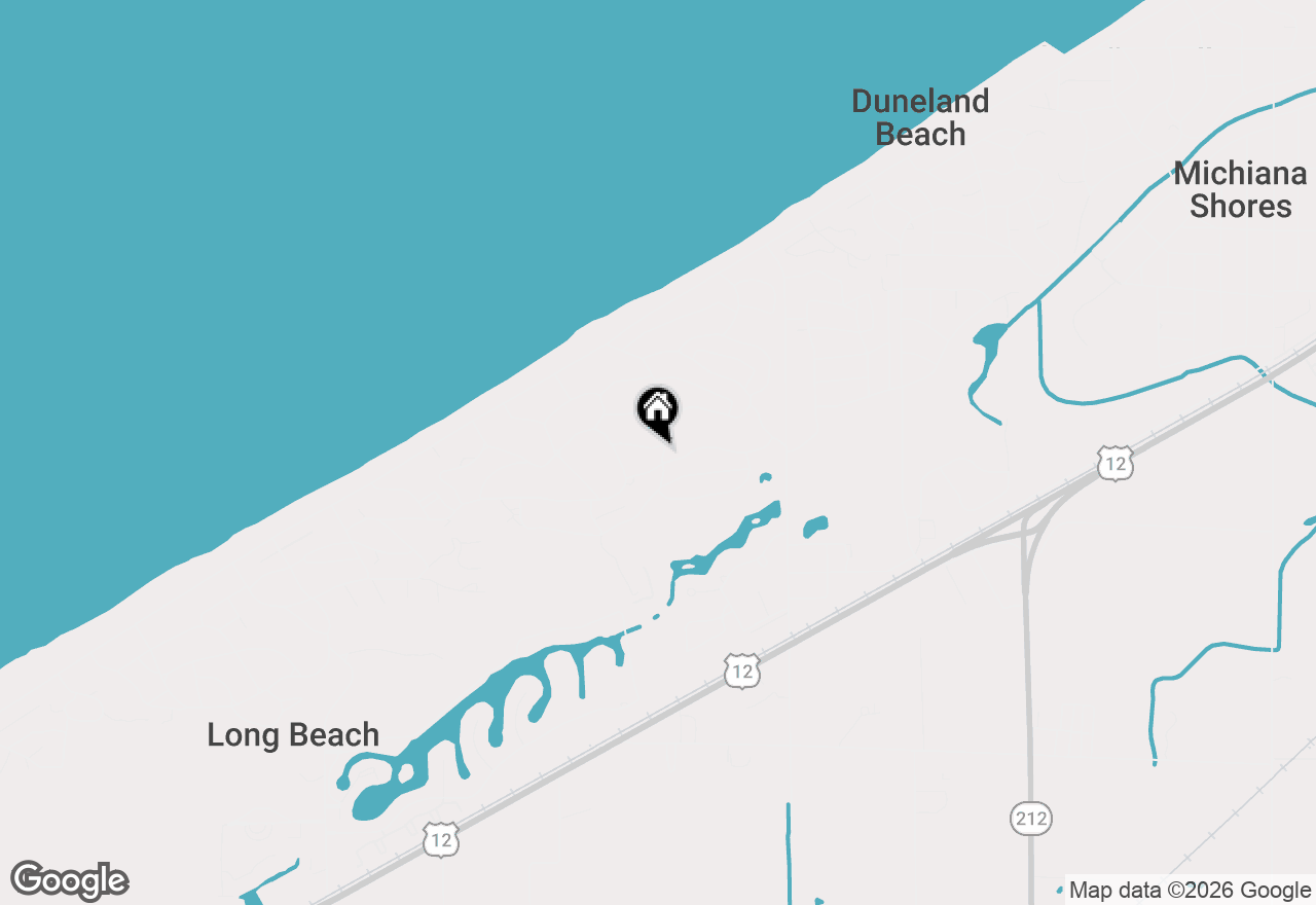 Map of 2933 Belle Plaine Trail, Long Beach, IN 46360