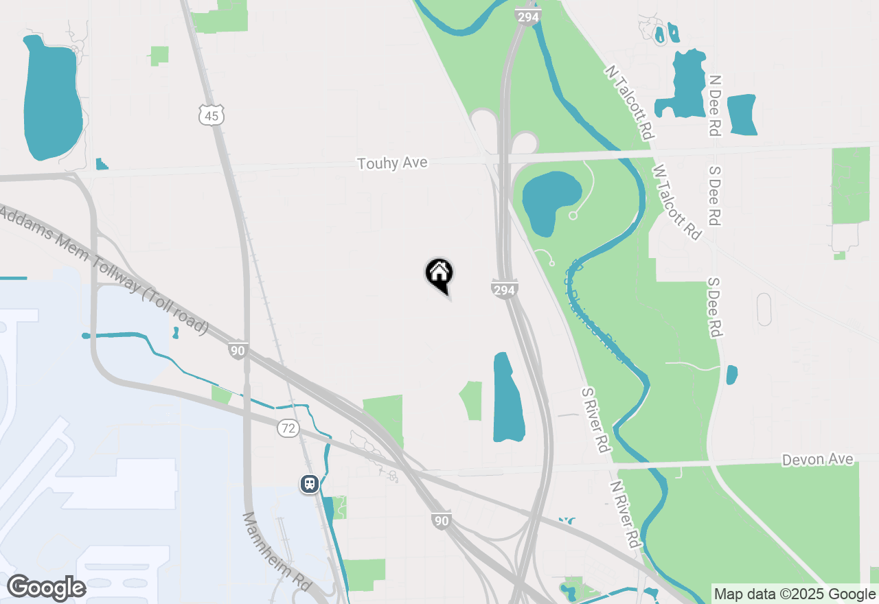 Map of 2073 Fox Lane, Des Plaines, IL 60018