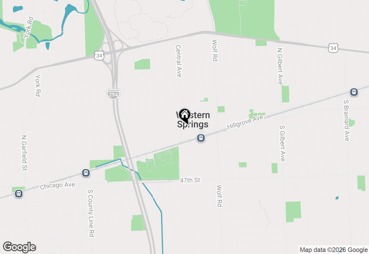 Map of 4361 Central Avenue, Western Springs, IL 60558