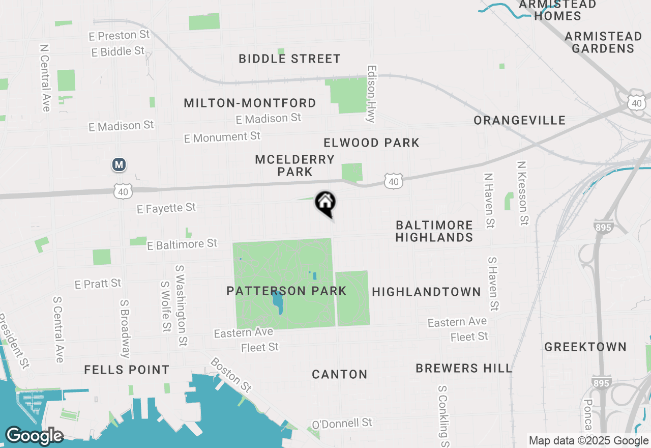Map of 31 N Streeper Street, Baltimore, MD 21224