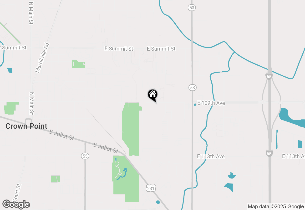 Map of 1702 Aspen Drive, Crown Point, IN 46307