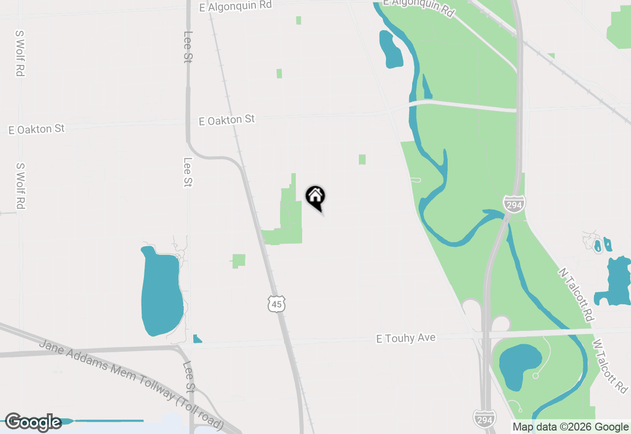 Map of 1645 Stockton Avenue, Des Plaines, IL 60018