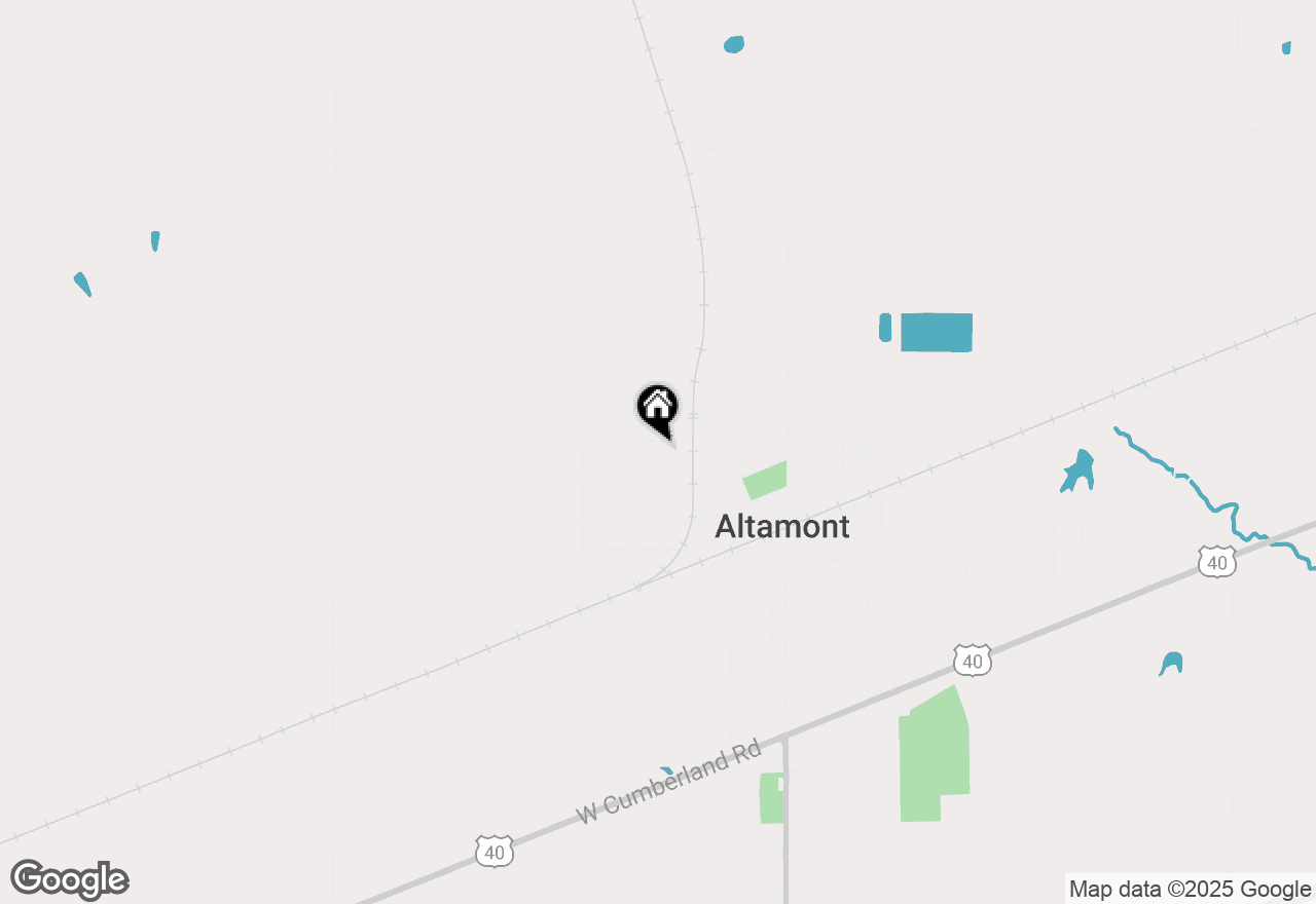 Map of 406 N 7th Street, Altamont, IL 62411