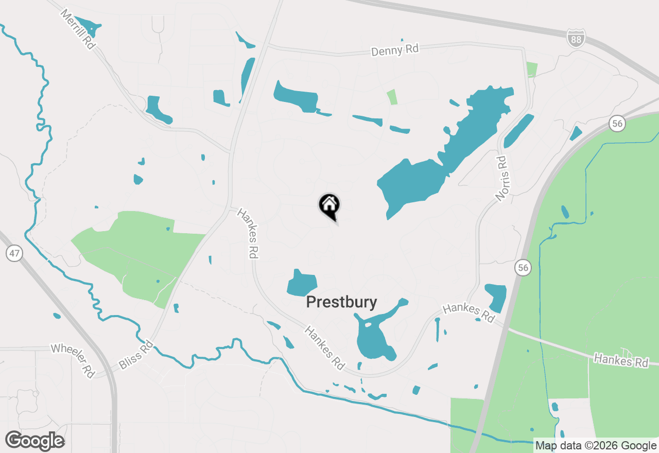 Map of 1 Normandie Drive #208, Sugar Grove, IL 60554
