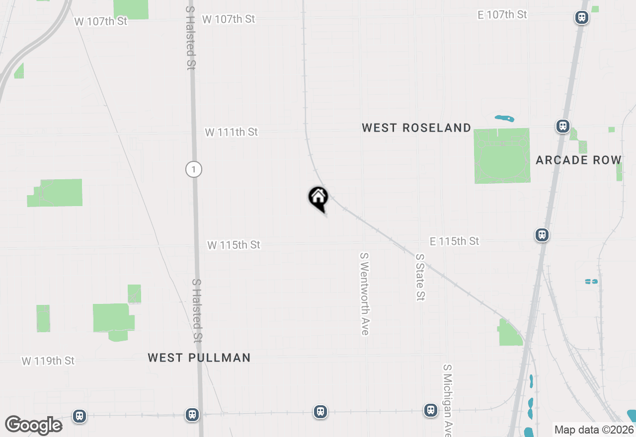 Map of (Address confidential), Chicago, Illinois 60628