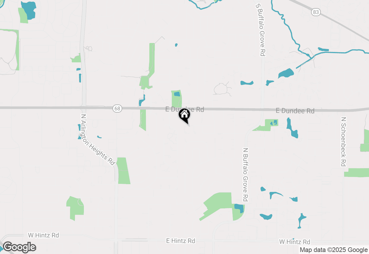 Map of 561 Parkview Terrace #561, Buffalo Grove, IL 60089