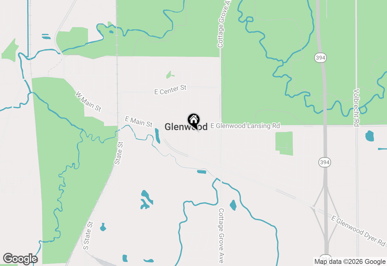 Map of 19112 S Champlain Avenue, Glenwood, IL 60425