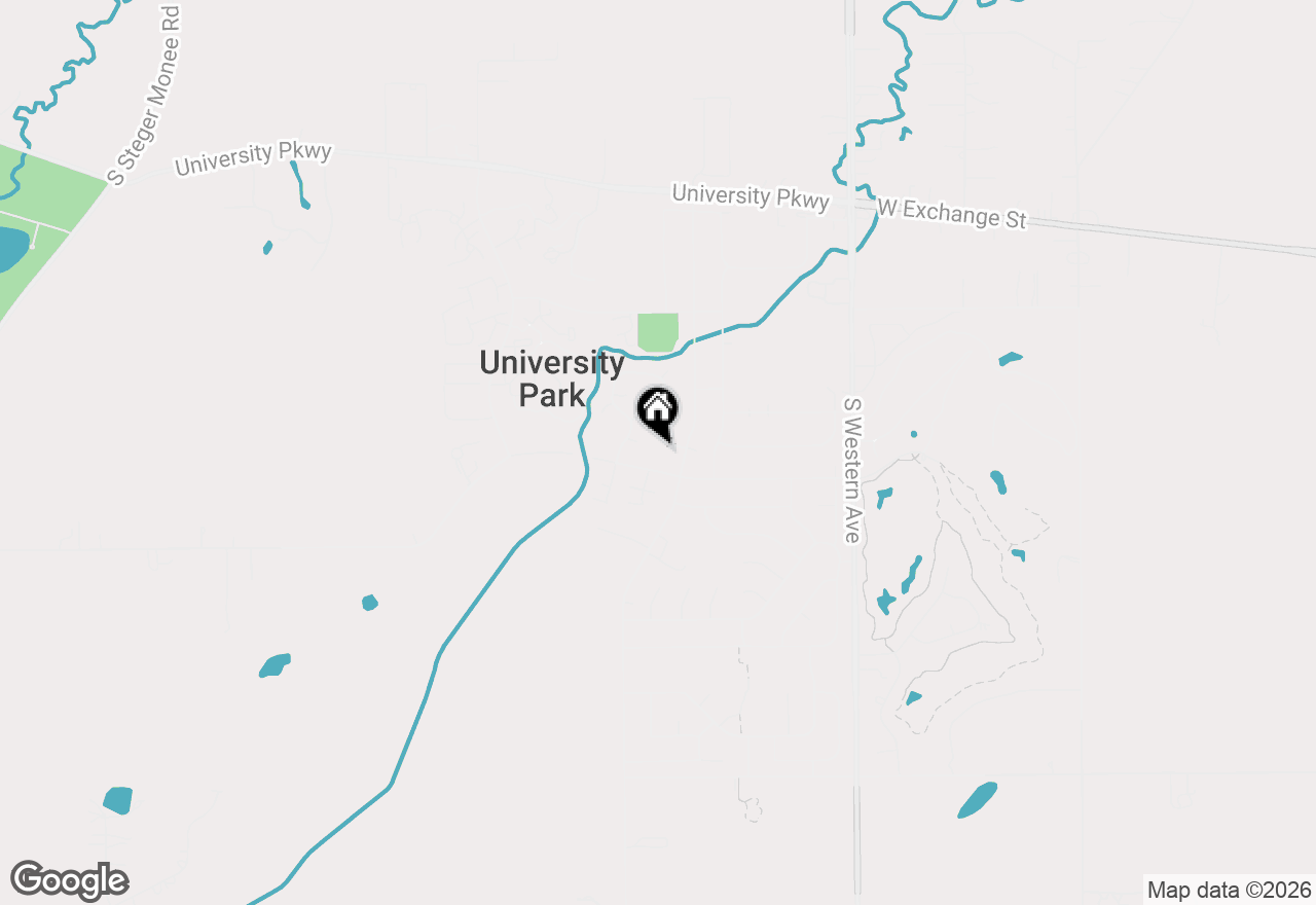 Map of 607 Sullivan Lane, University Park, IL 60484