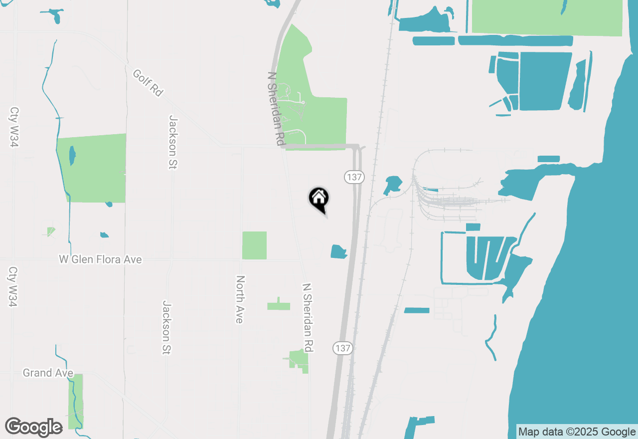 Map of 115 Sheridan Court, Waukegan, IL 60085