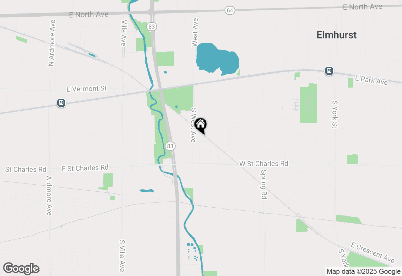 Map of 255 S West Avenue #101, Elmhurst, IL 60126