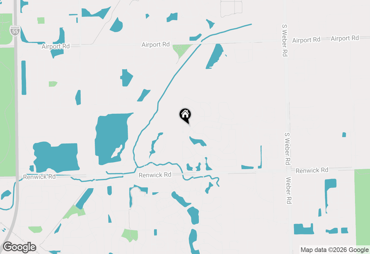 Map of 673 Saugatuk Circle, Romeoville, IL 60446