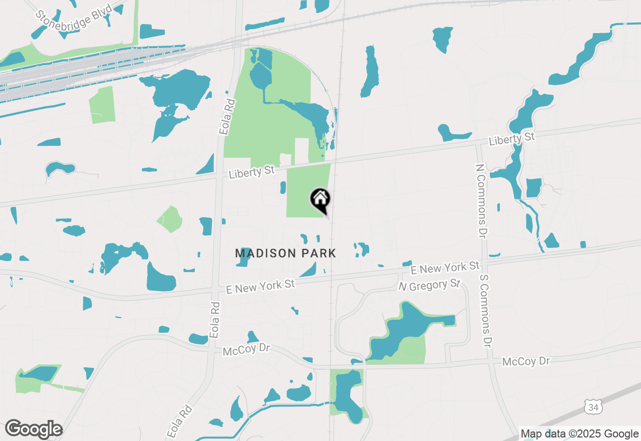 Map of 645 Conservatory Lane, Aurora, IL 60502