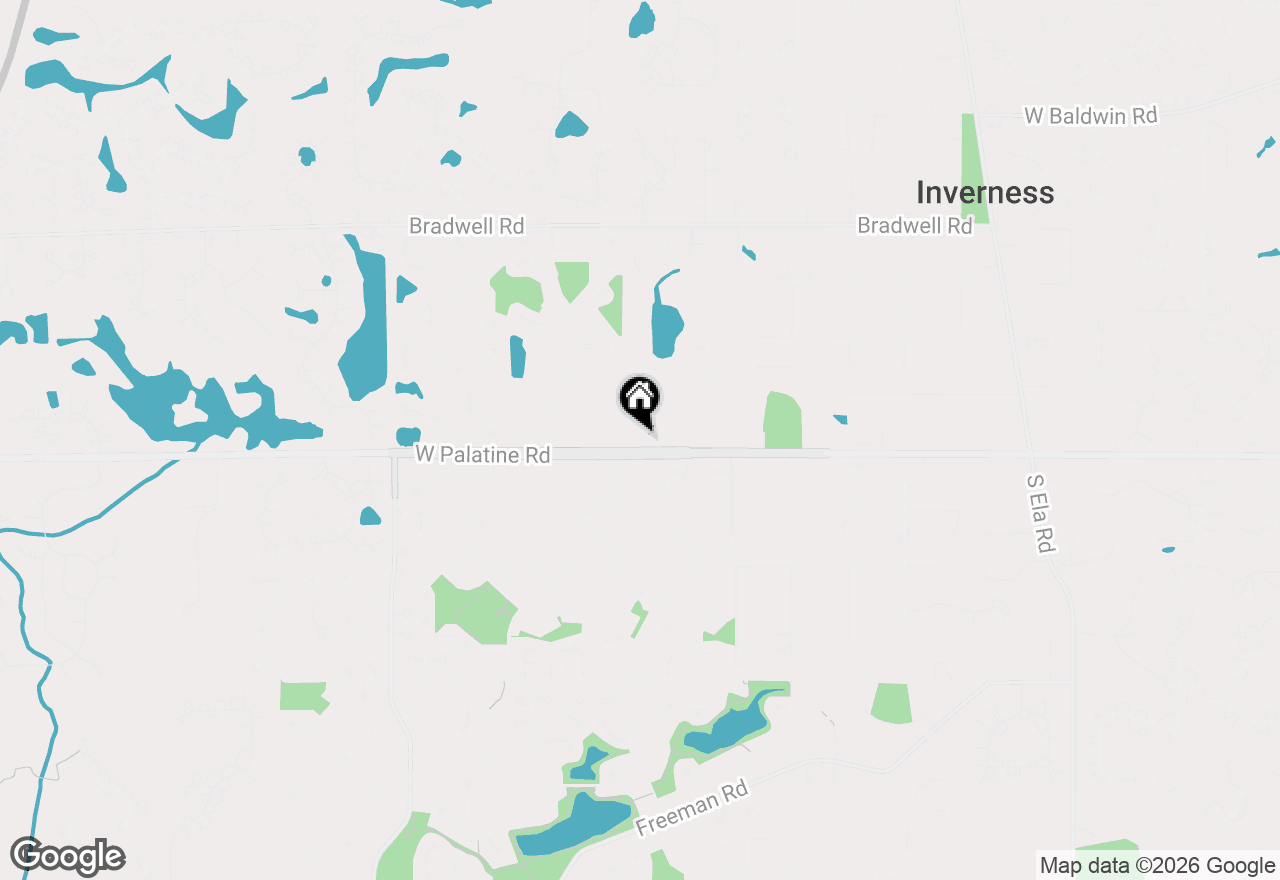 Map of 1213 Silver Pine Drive, Hoffman Estates, IL 60010