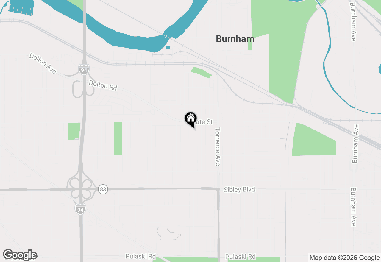 Map of 292 Bensley Avenue, Calumet City, IL 60409