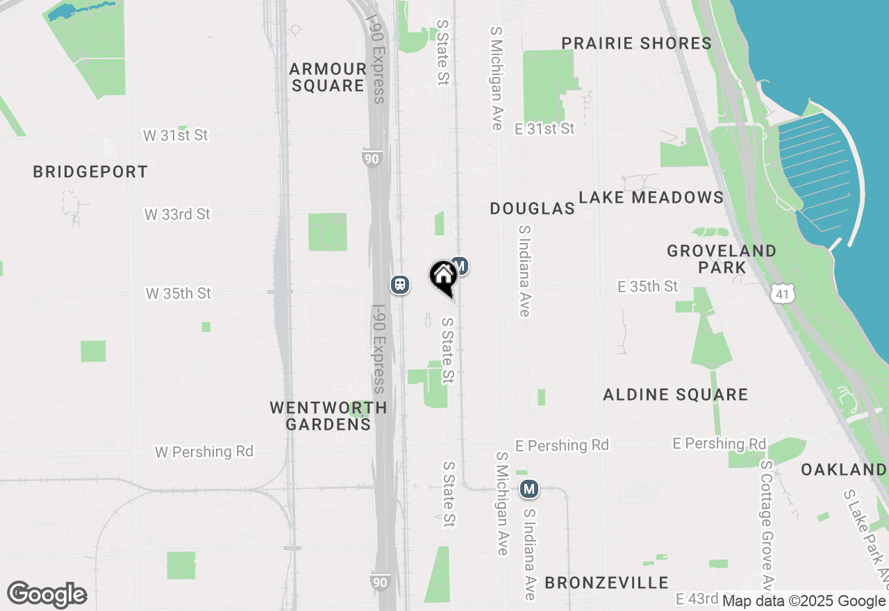 Map of 3522 S State Street #404, Chicago, IL 60616
