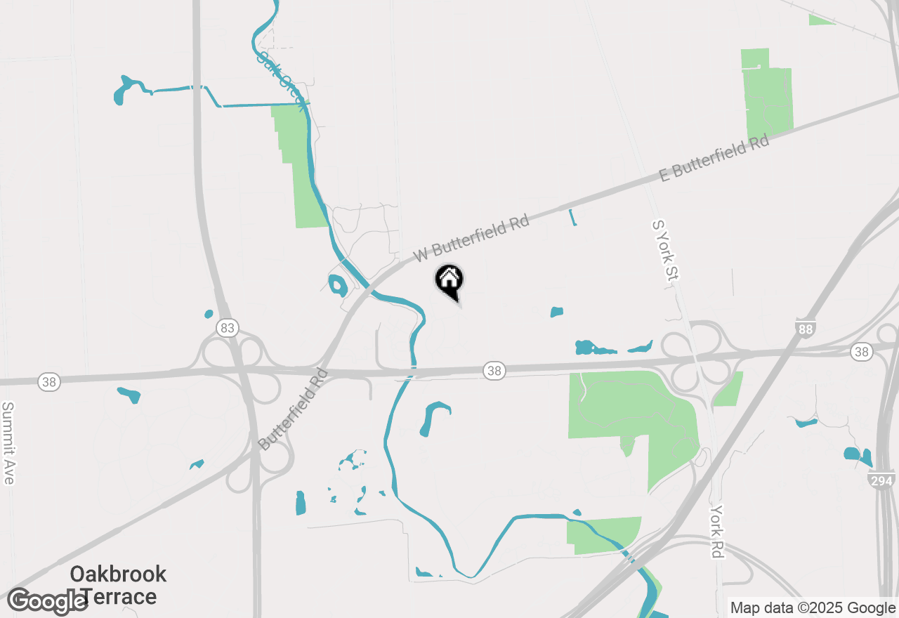 Map of 1 Elm Creek Drive #1030, Elmhurst, IL 60126